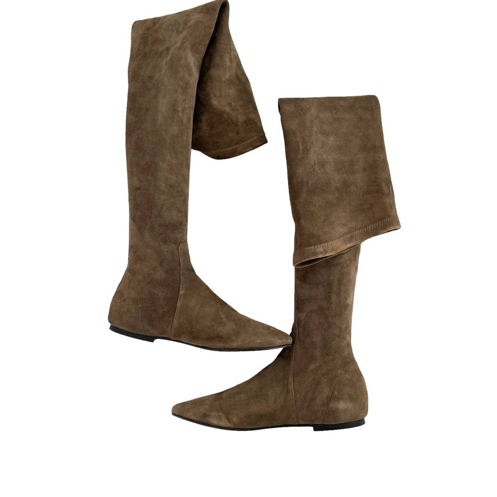 Isabel Marant Etoile Brenna Stretch Suede Over the Knee Boots Women Size 9/EU39 - Picture 9 of 16